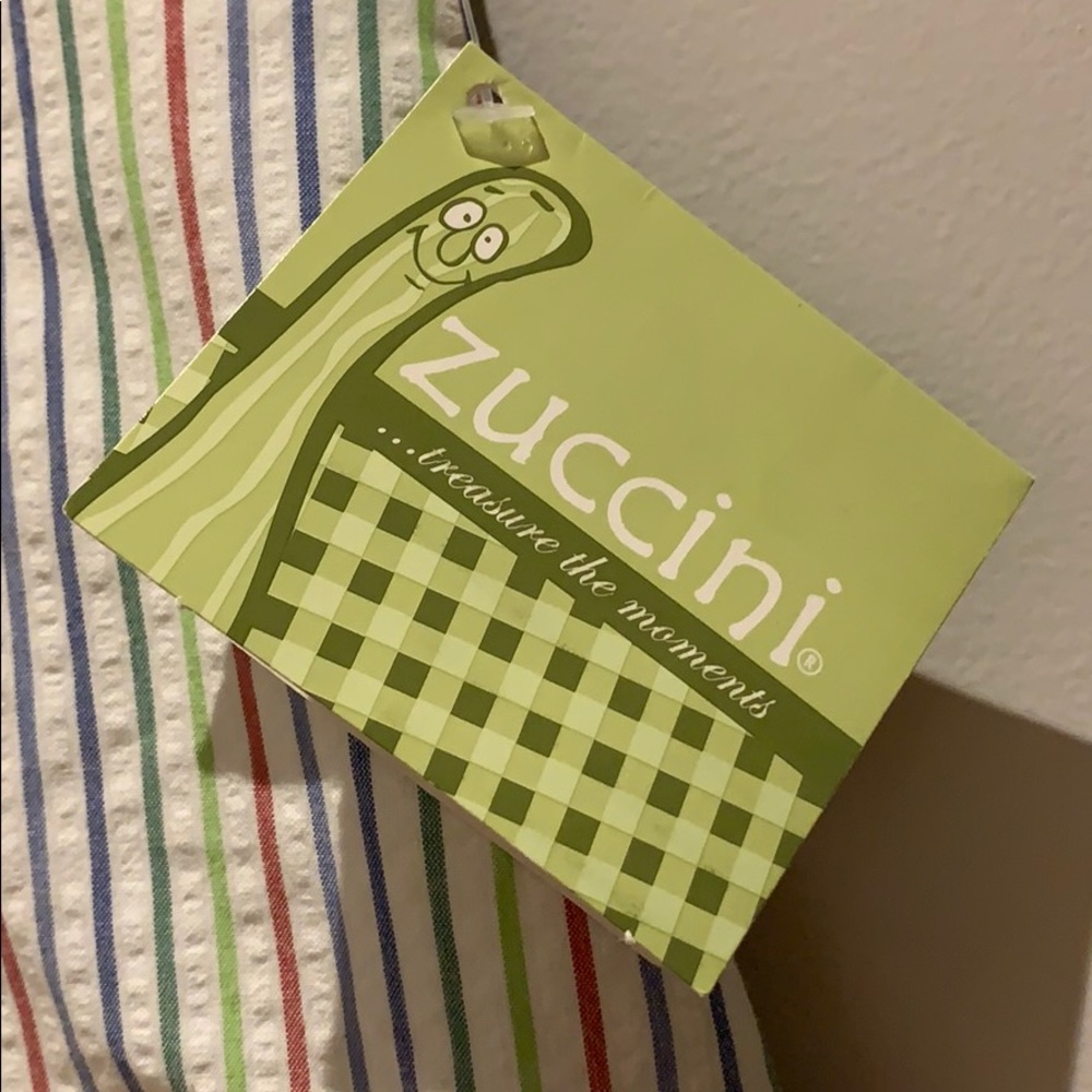 Zuccini Striped Birthday Jumper Dress 12M - Picture 3 of 7